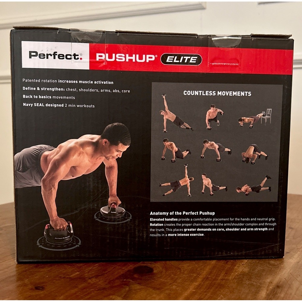 Perfect Pushup Elite NEW IN BOX  Compact Fitness Home Gym